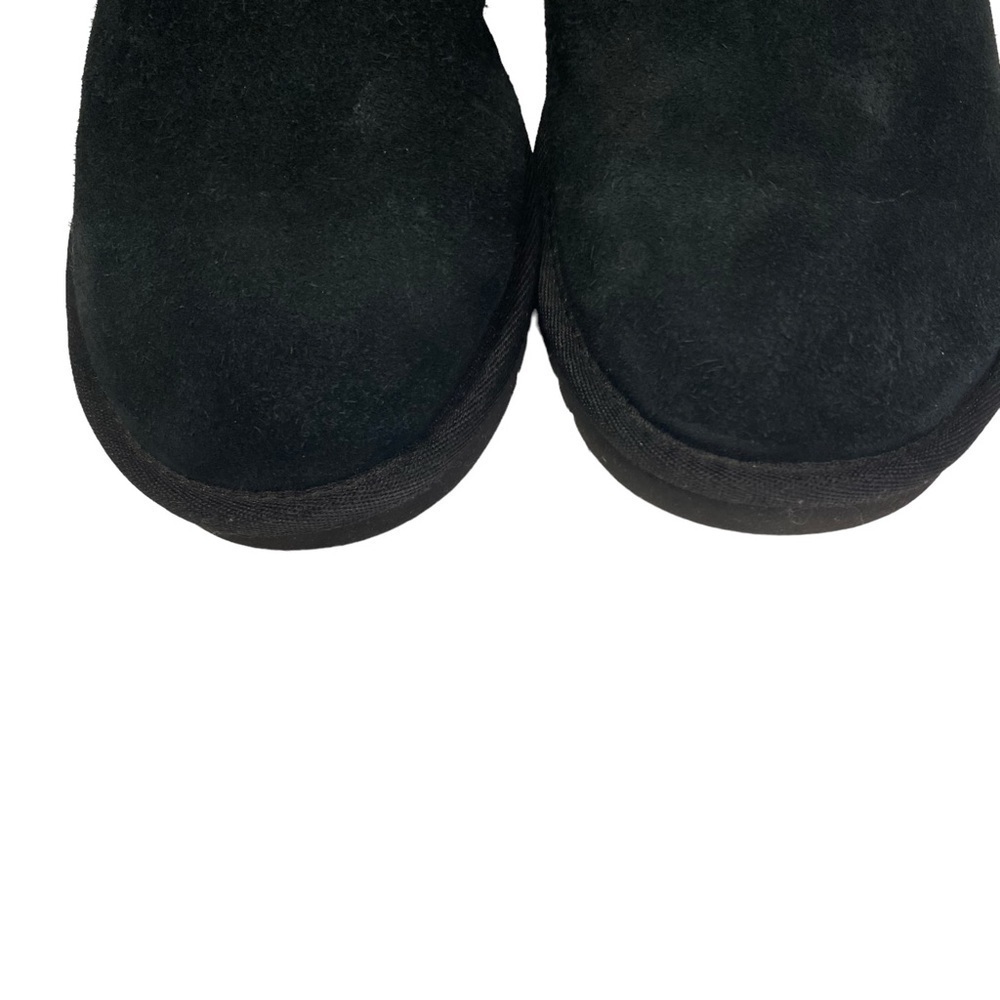 Koolaburra by UGG Women's Jaelyn Mini Black Suede Fur Boots Size 10 - Picture 6 of 16